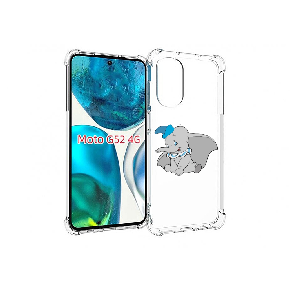 

Чехол MyPads слоненок-с-большими-ушками для Motorola Moto G82 / Moto G52, Прозрачный, Tocco