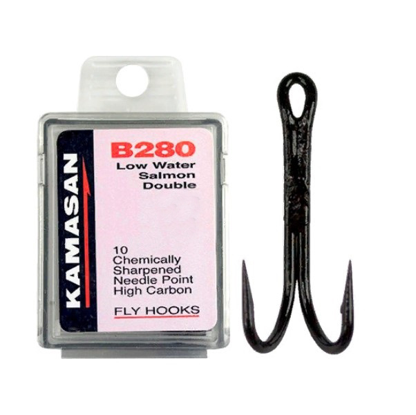 

Крючки Kamasan B280- 8 Low Water Salmon Double (10шт), HMB280008X