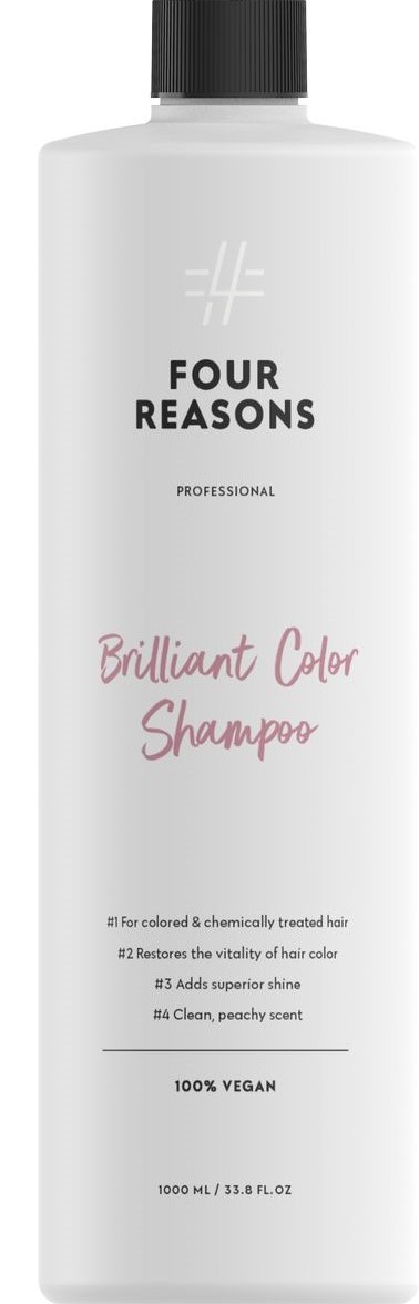 фото Шампунь для окрашенных волос four reasons professional brilliant color shampoo 1000 мл