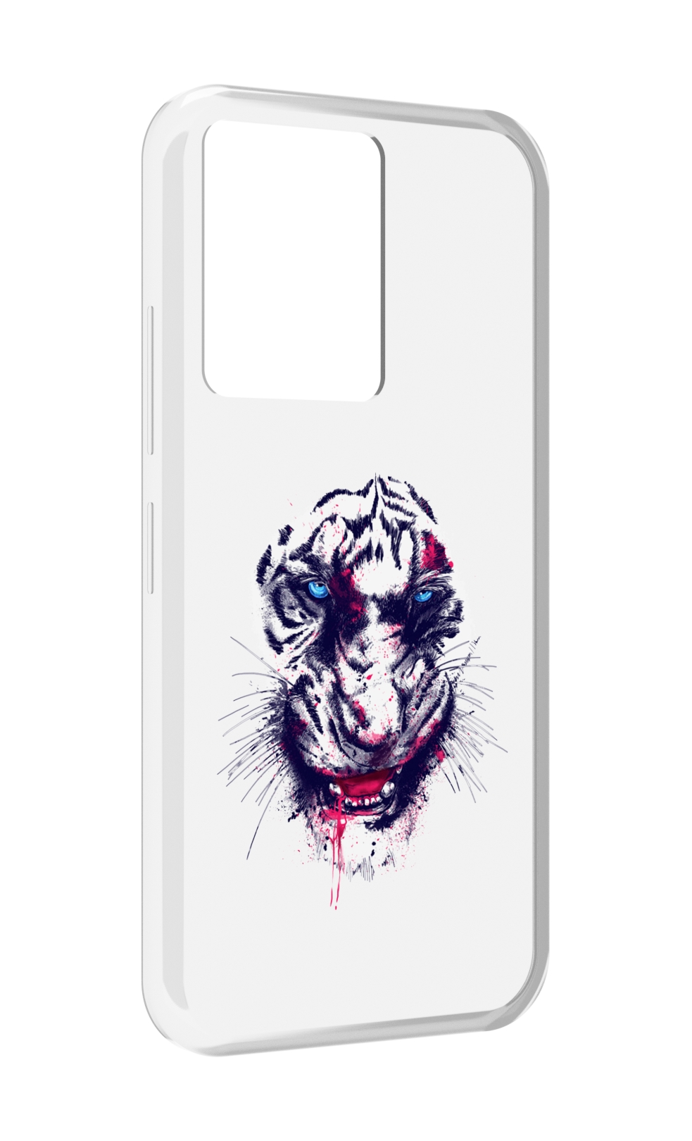 

Чехол MyPads безумный тигр для Infinix Note 12 5G X671 / Note 12 Pro 5G, Прозрачный, Tocco