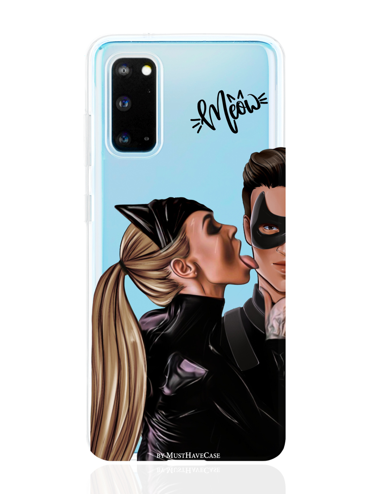 

Чехол MustHaveCase для Samsung Galaxy S20 Кошечка с парнем, Прозрачный;черный;коричневый, Кошечка с парнем для Samsung Galaxy S20