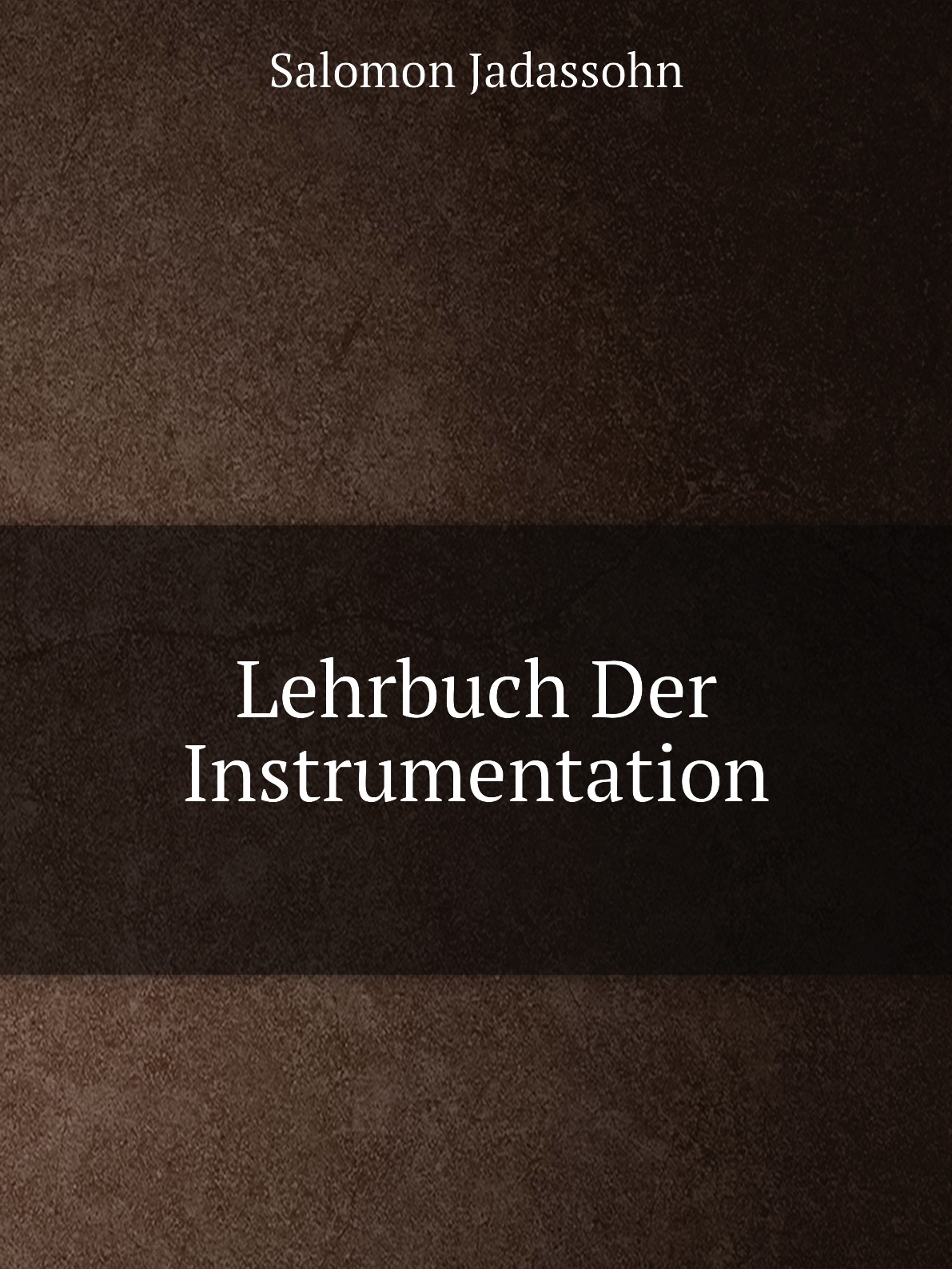 

Lehrbuch Der Instrumentation