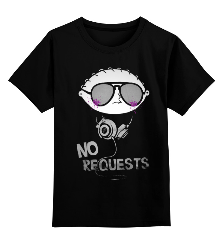 

Детская футболка классическая Printio No requests, р. 116, Черный, 0000000663323