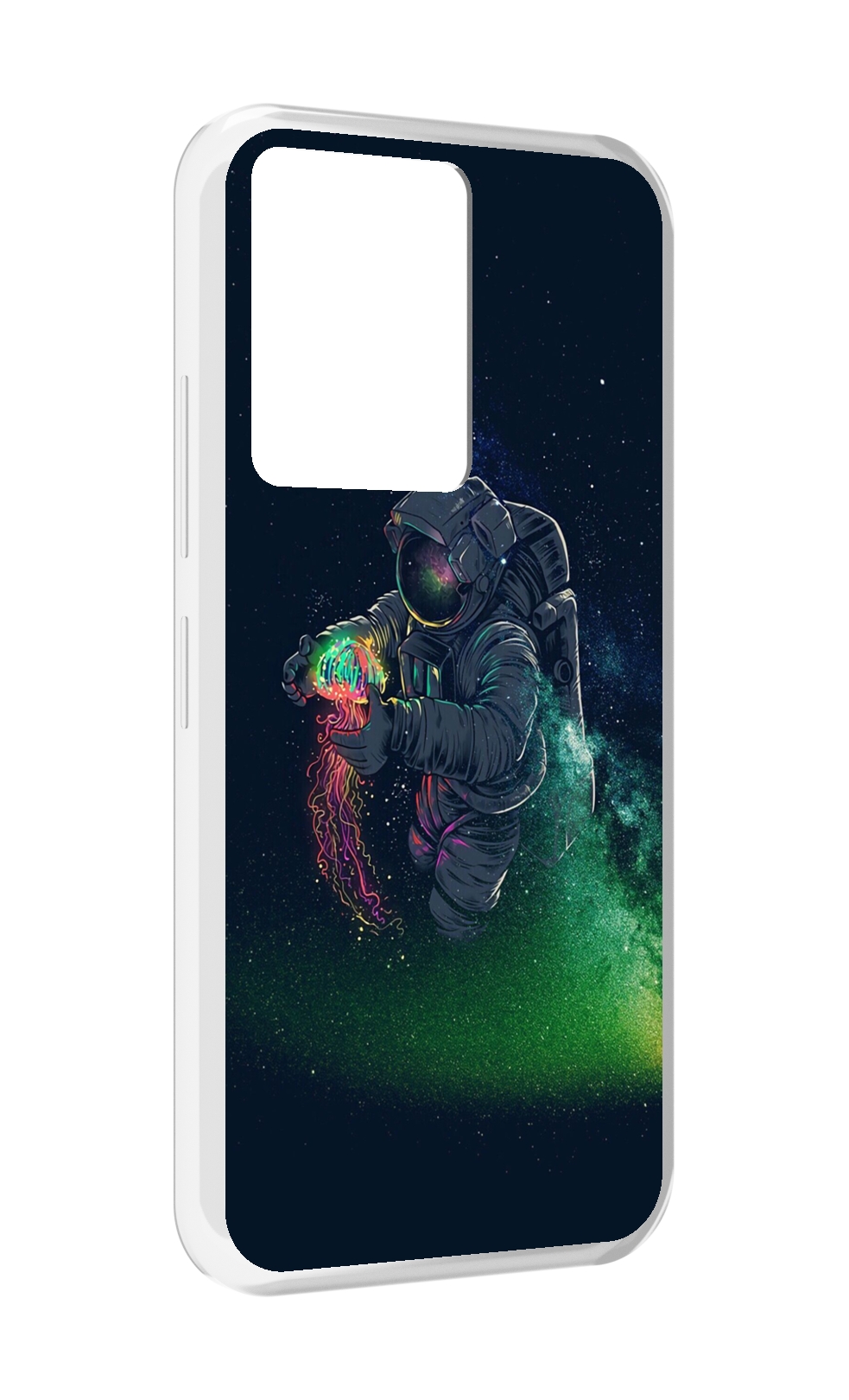 

Чехол MyPads космонавт-с-оружием-арты для Infinix Note 12 5G X671 / Note 12 Pro 5G, Прозрачный, Tocco