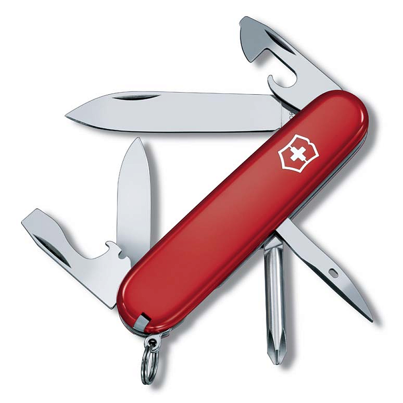 

Нож перочинный Victorinox Tinker (1.4603.3R) 91мм 12функц. черный подар.коробка, УТ-00055774