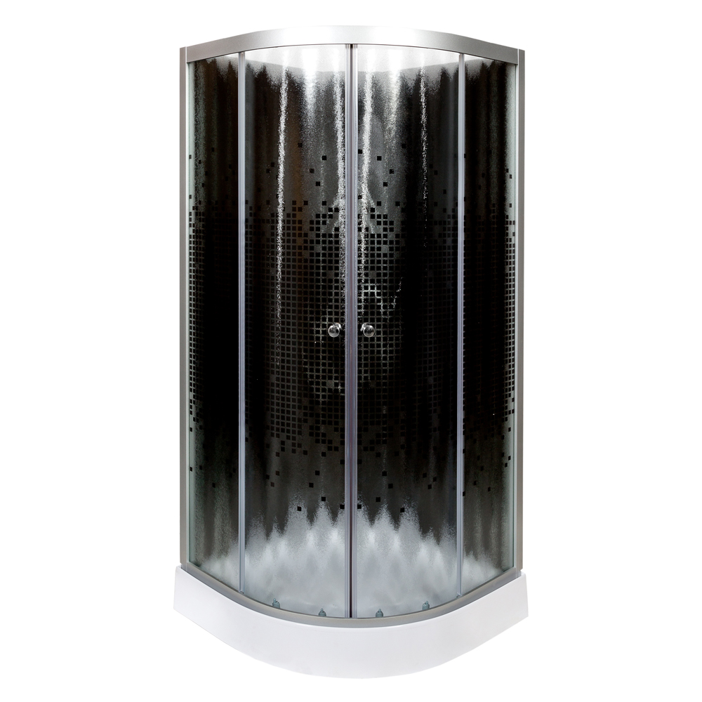 

Душевая кабина Deto L801N BLACK без крыши 100 x 100 x 200 см L801NBLACK, L801NBLACK
