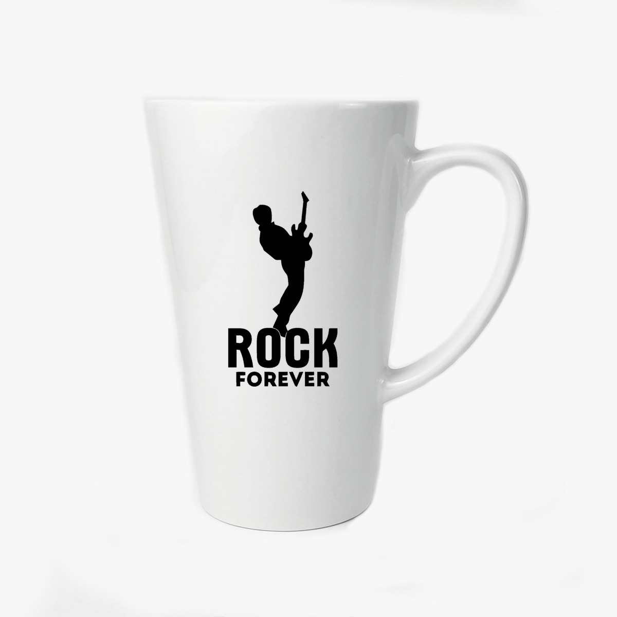 

Большая конусная кружка CoolPodarok Rock forever (рок навсегда)