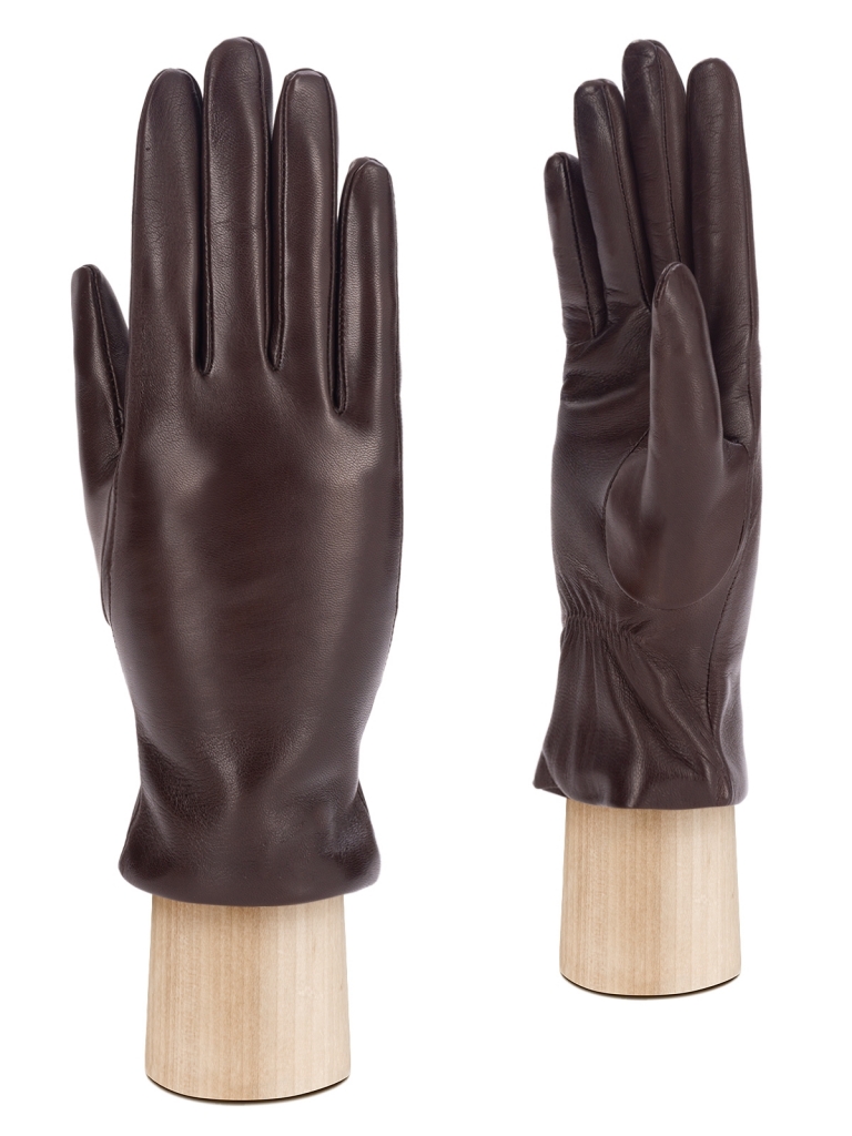Перчатки женские Eleganzza F-IS5500 темно-коричневые, р. 7.5