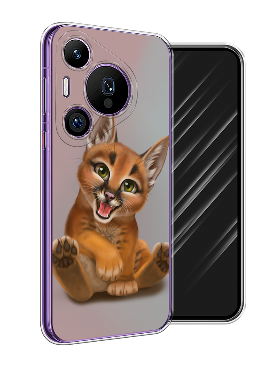 

Чехол Awog на Huawei Pura 70 Pro/70 Pro Plus "Малыш рыси", Оранжевый;серый, 6124150-1