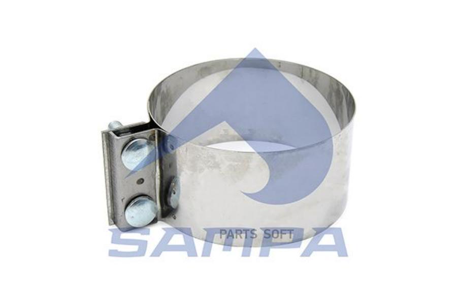 

SA080.380_хомут трубы глушителя на 2 болта D=137 RVI
