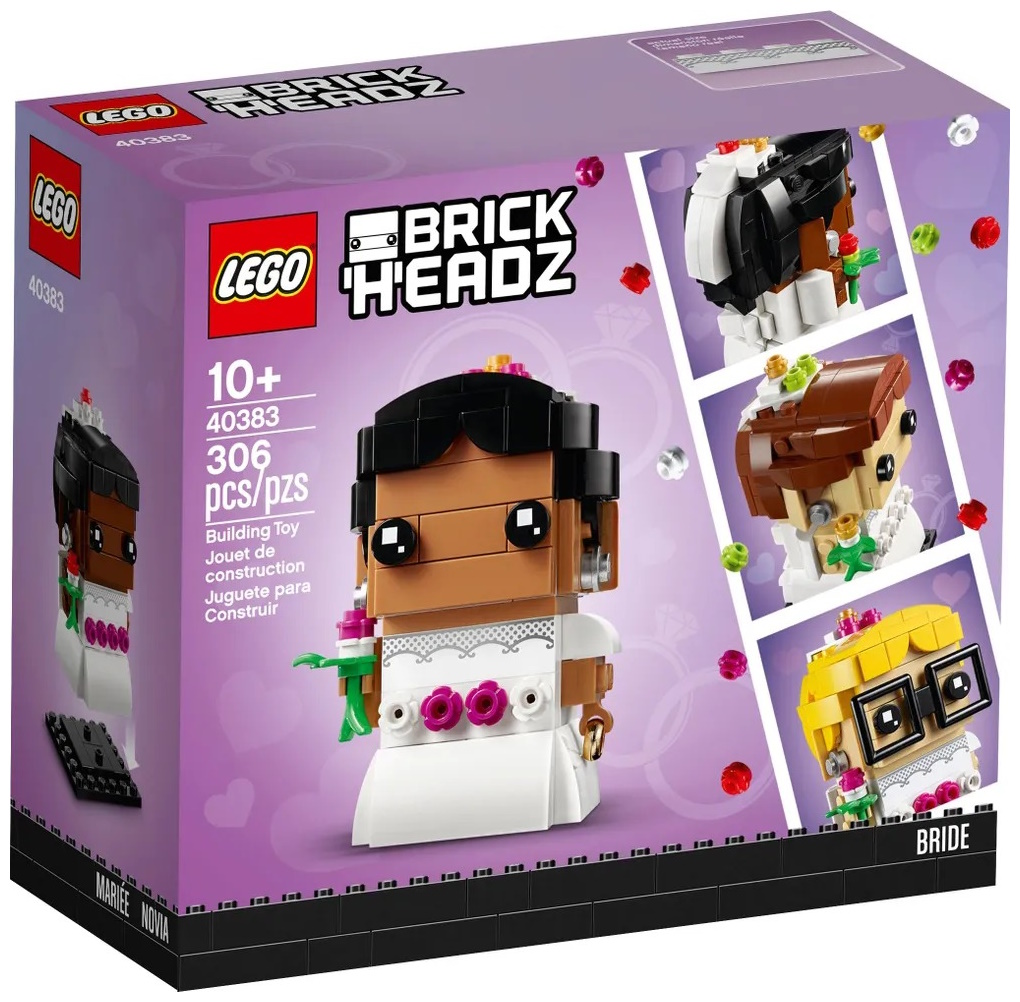 

Конструктор LEGO BrickHeadz Сувенирный набор Невеста (LEGO 40383), 40383