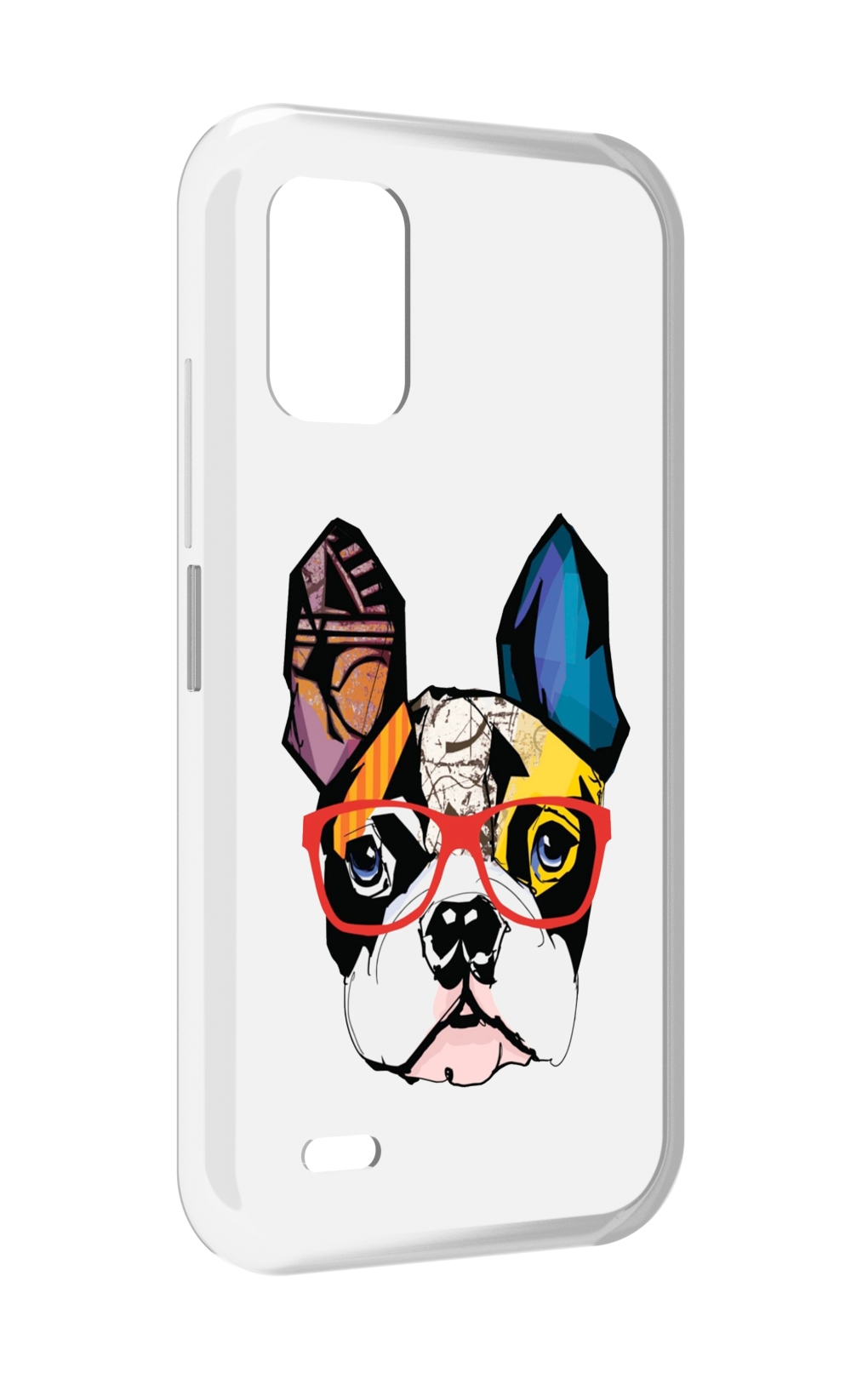

Чехол MyPads Мопс-в-очках для UMIDIGI Bison GT2 / GT2 Pro, Прозрачный, Tocco