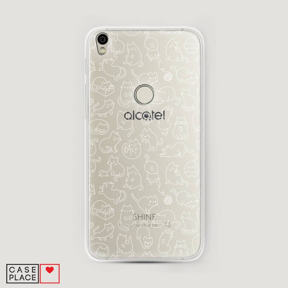 

Чехол Awog на Alcatel Shine Lite / Алкатель Shine Lite "Шкодливые котики", 170350-2
