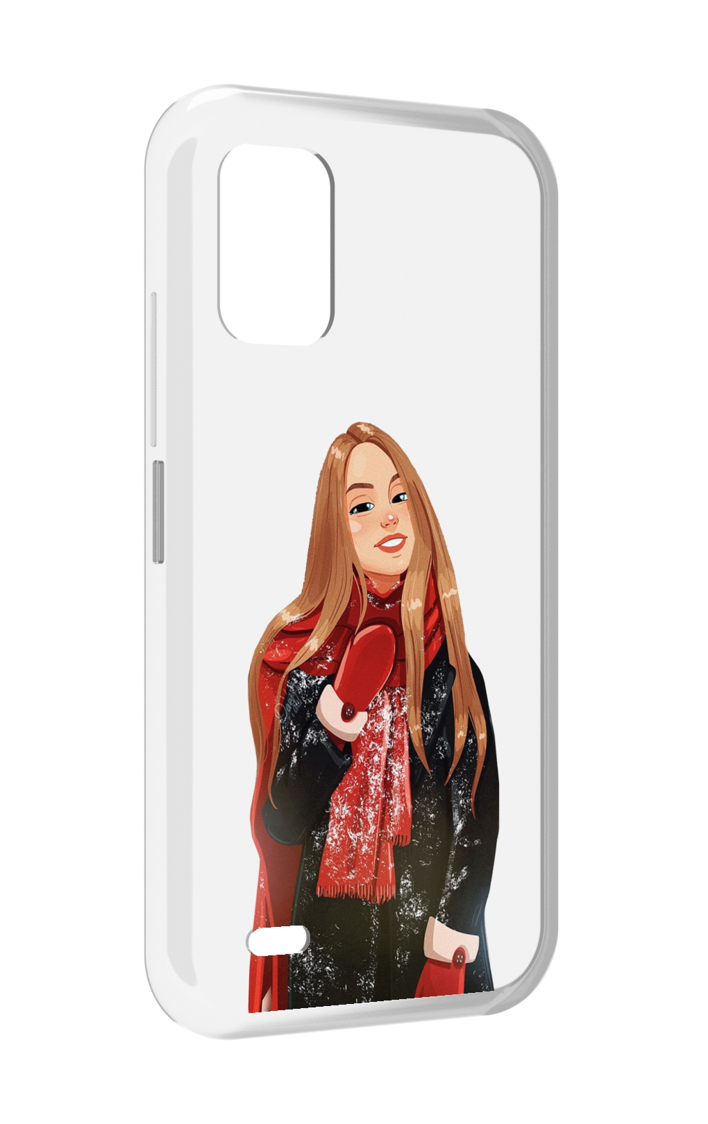 

Чехол MyPads Новогодний-зимний-арт женский для UMIDIGI Bison GT2 / GT2 Pro, Прозрачный, Tocco