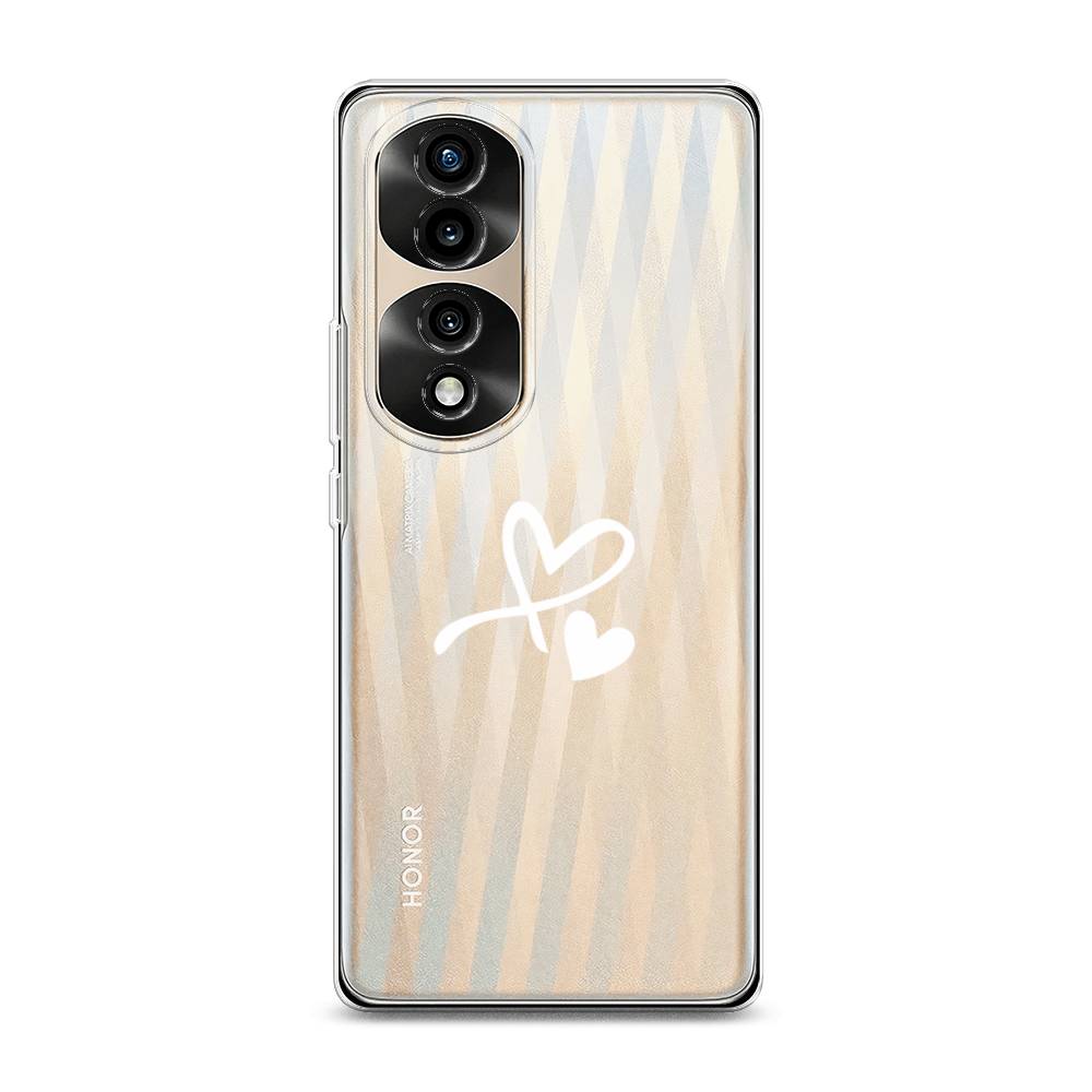 

Силиконовый чехол "Сердечко минимализм" на Honor 70 Pro, 6108350-6