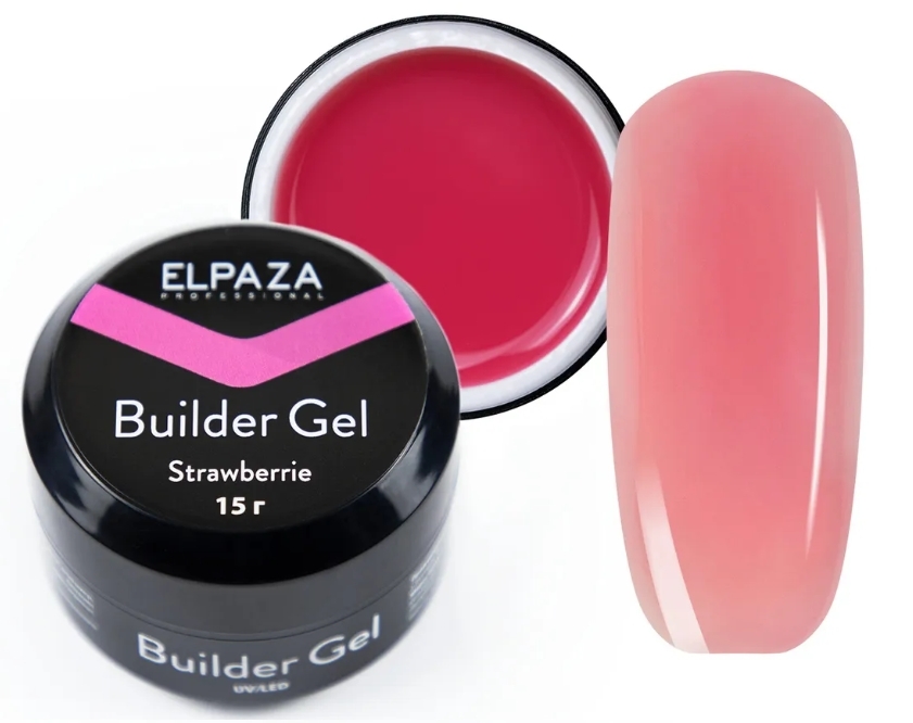 

Гель ELPAZA Builder Gel Strawberrie