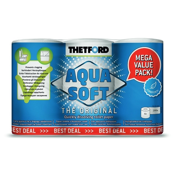 фото Туалетная бумага для биотуалета thetford aqua soft 202241 6 шт.