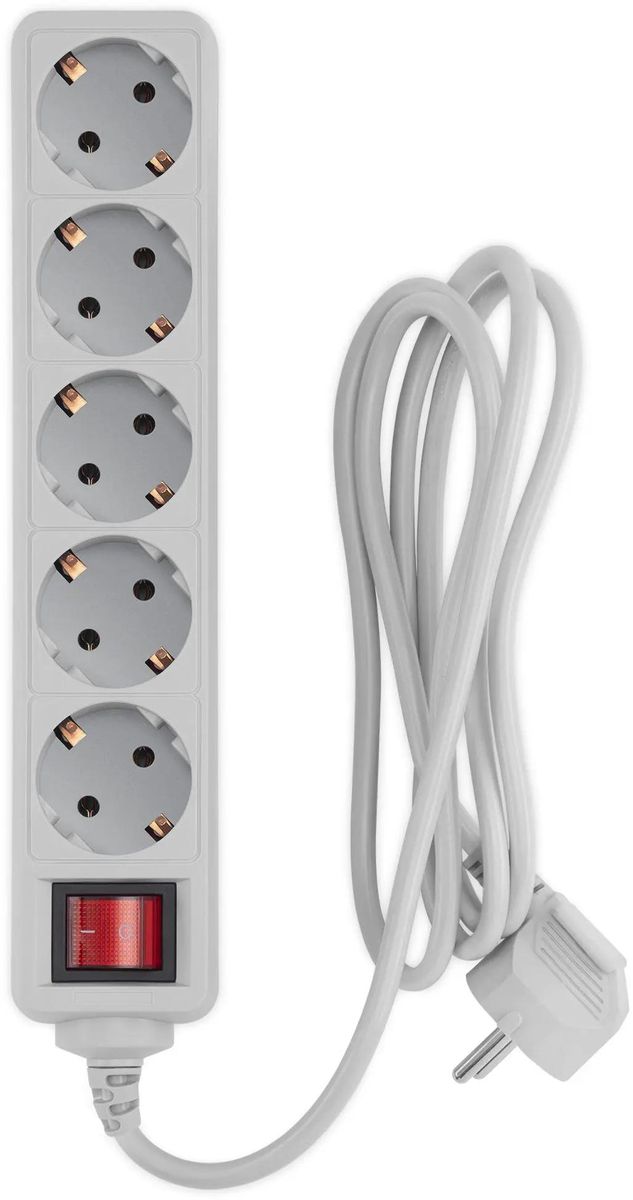 

Сетевой фильтр PC PET AP01006-1.8-G, 1.8м, серый
