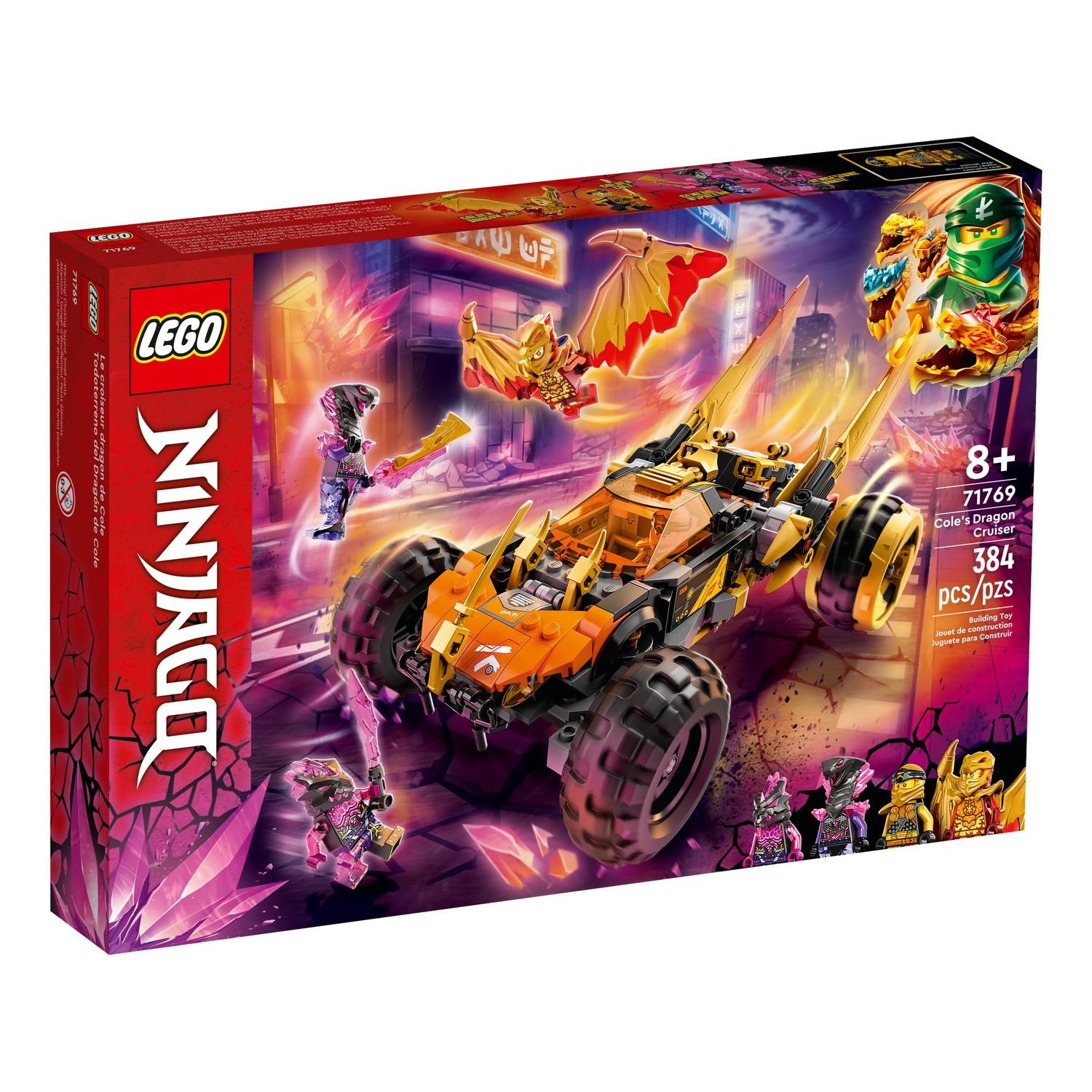

Конструктор LEGO Ninjago Драконий вездеход Коула (LEGO 71769), 71769
