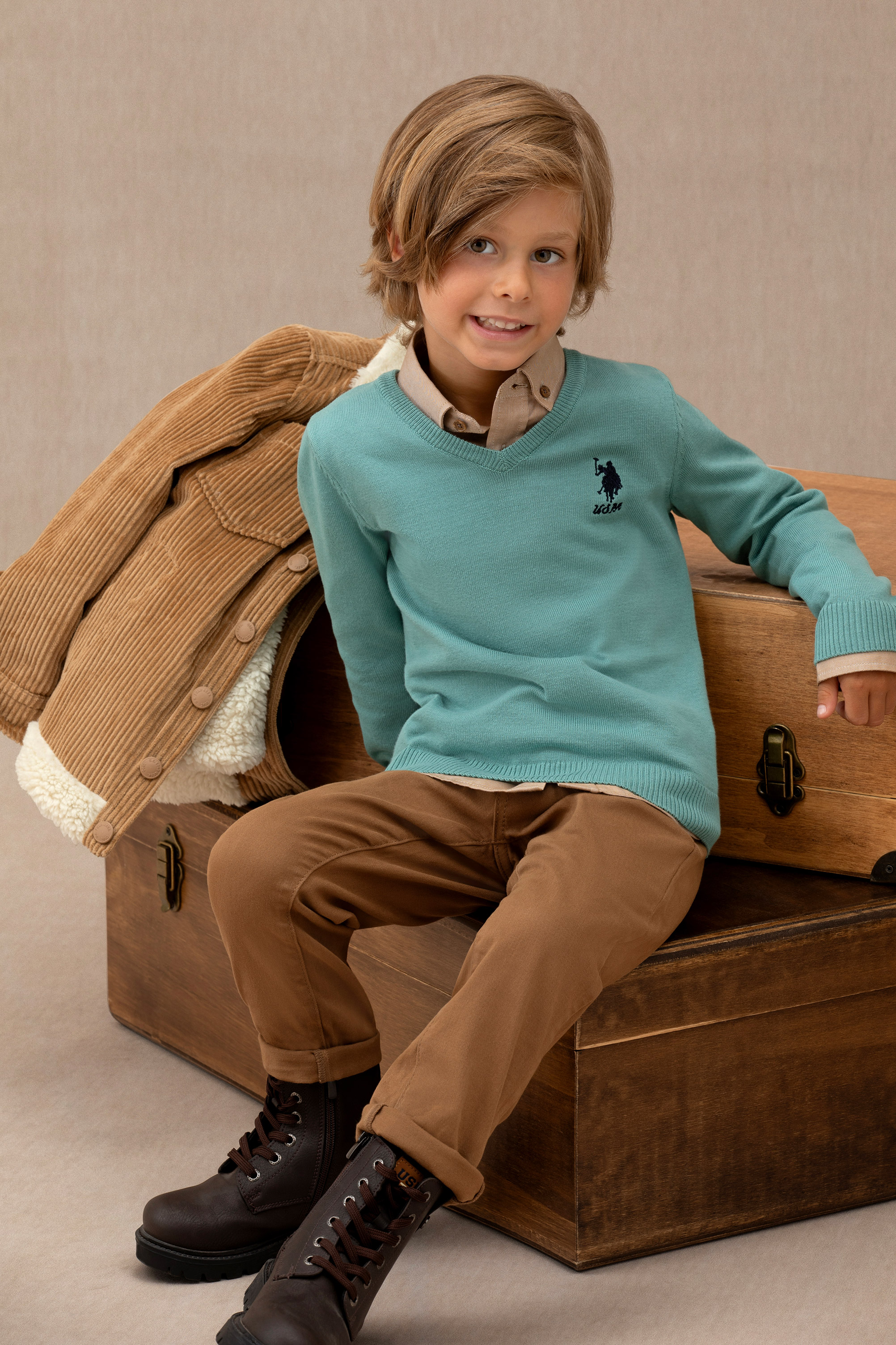 

Брюки детские US Polo Assn G083GL0780GIRNOKIDS23K_VR015, бежевый, 152, G083GL0780GIRNOKIDS23K_VR015