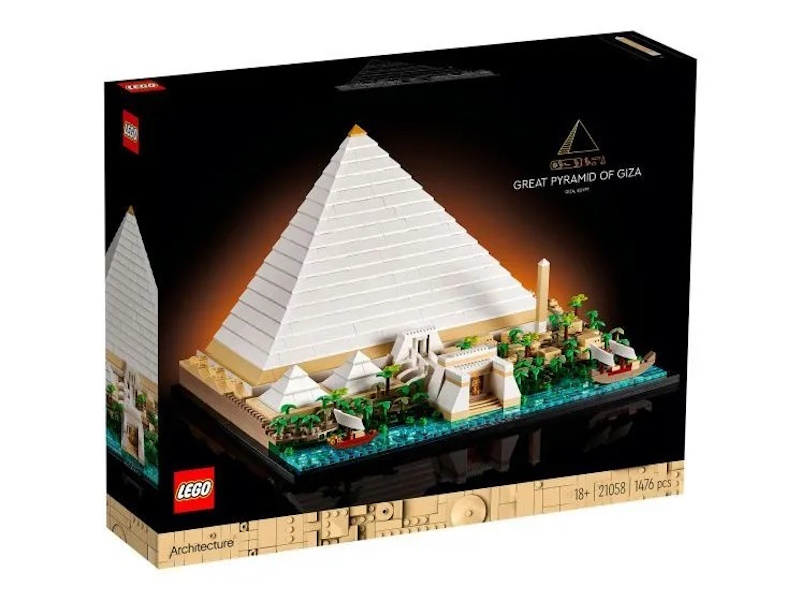 Конструктор LEGO Architecture 21058 Великая пирамида Гизы набор карточек великая победа оружие войны 8 демонстративных картинок шорыгина т а