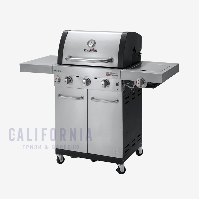 

Газовый гриль Char-Broil Professional PRO 3S, Серебристый