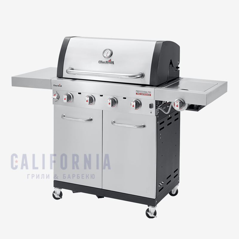 

Газовый гриль Char-Broil Professional PRO 4S, Серебристый