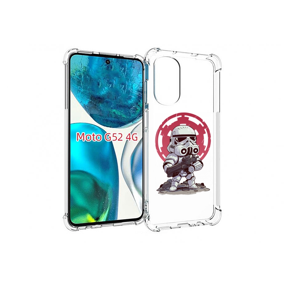 

Чехол MyPads солдат-из-старварс для Motorola Moto G82 / Moto G52, Прозрачный, Tocco