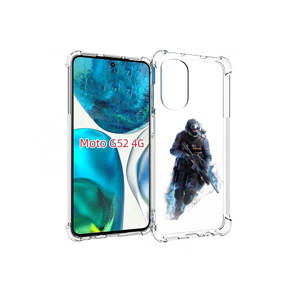 

Чехол MyPads спецназ-ксго для Motorola Moto G82 / Moto G52, Прозрачный, Tocco