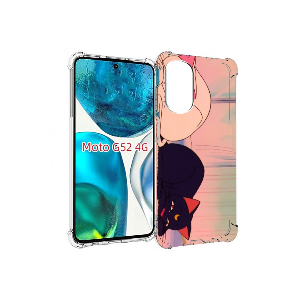 

Чехол MyPads спящие коты для Motorola Moto G82 / Moto G52, Прозрачный, Tocco