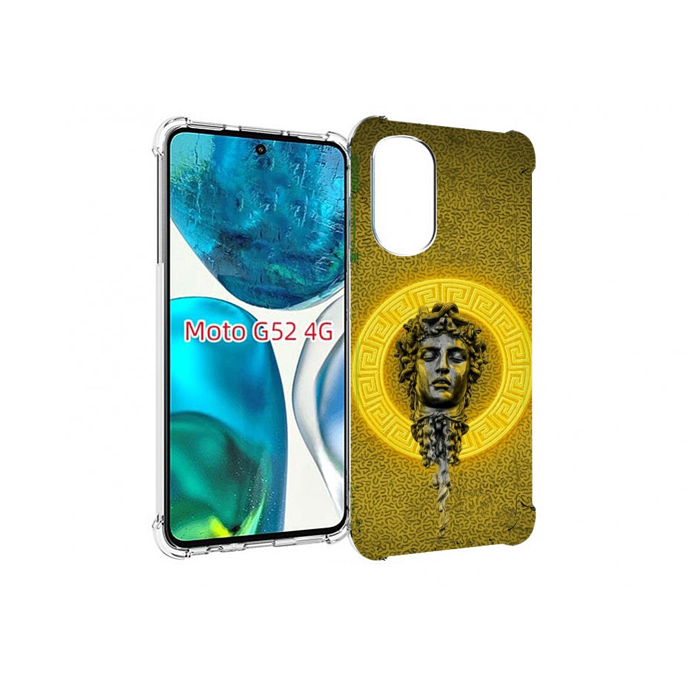 

Чехол MyPads статуя версачи для Motorola Moto G82 / Moto G52, Прозрачный, Tocco