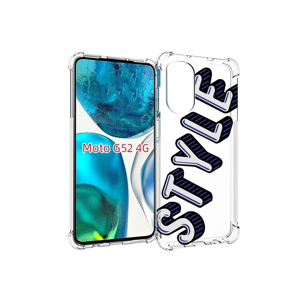 

Чехол MyPads стиль для Motorola Moto G82 / Moto G52, Прозрачный, Tocco
