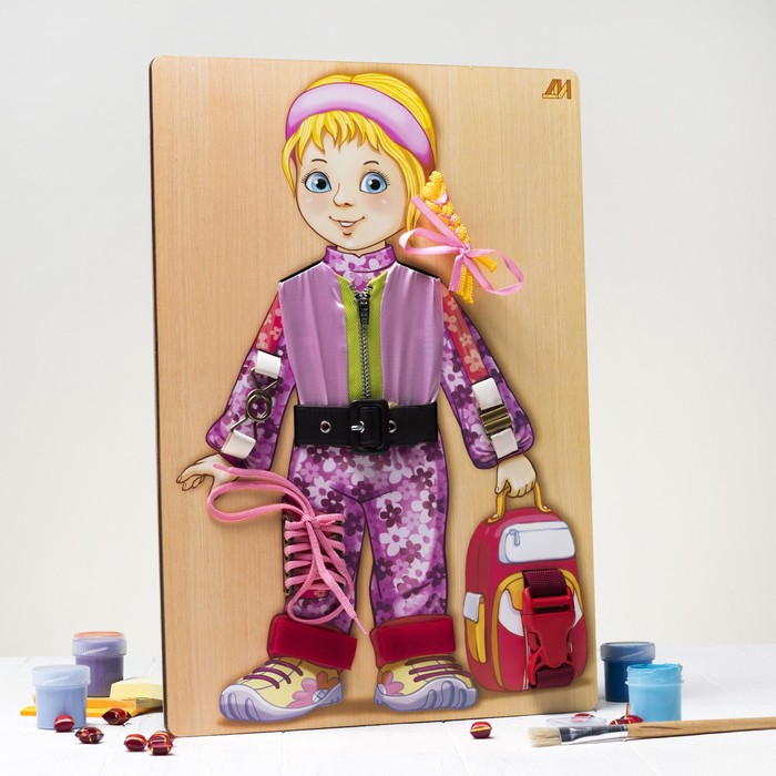 фото Бизиборд «алёнка» деревянные игрушки