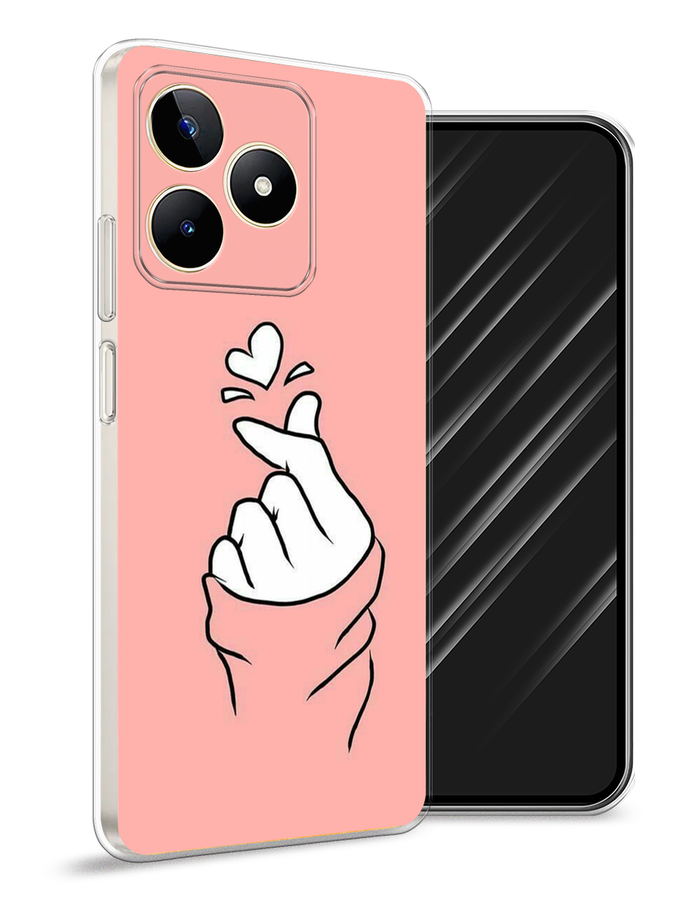 

Чехол Awog на Realme C53/C51/Note 50 "Любовь-щелк", Оранжевый, 2516050-1