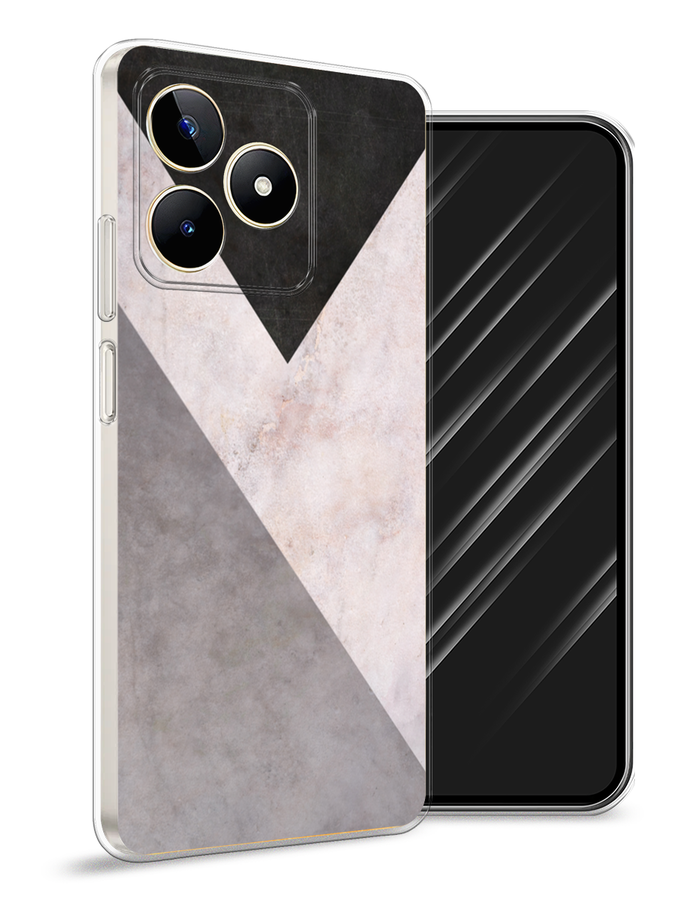 

Чехол Awog на Realme C53/C51/Note 50 "Геометричный мрамор", Бежевый, 2516050-1