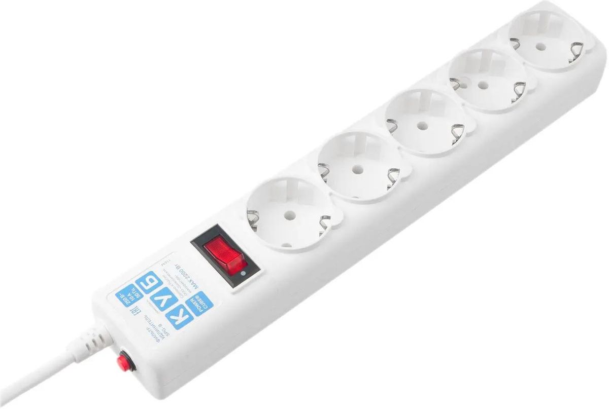 

Сетевой фильтр PowerCube SPG-B-15-WHITE, 5м, белый