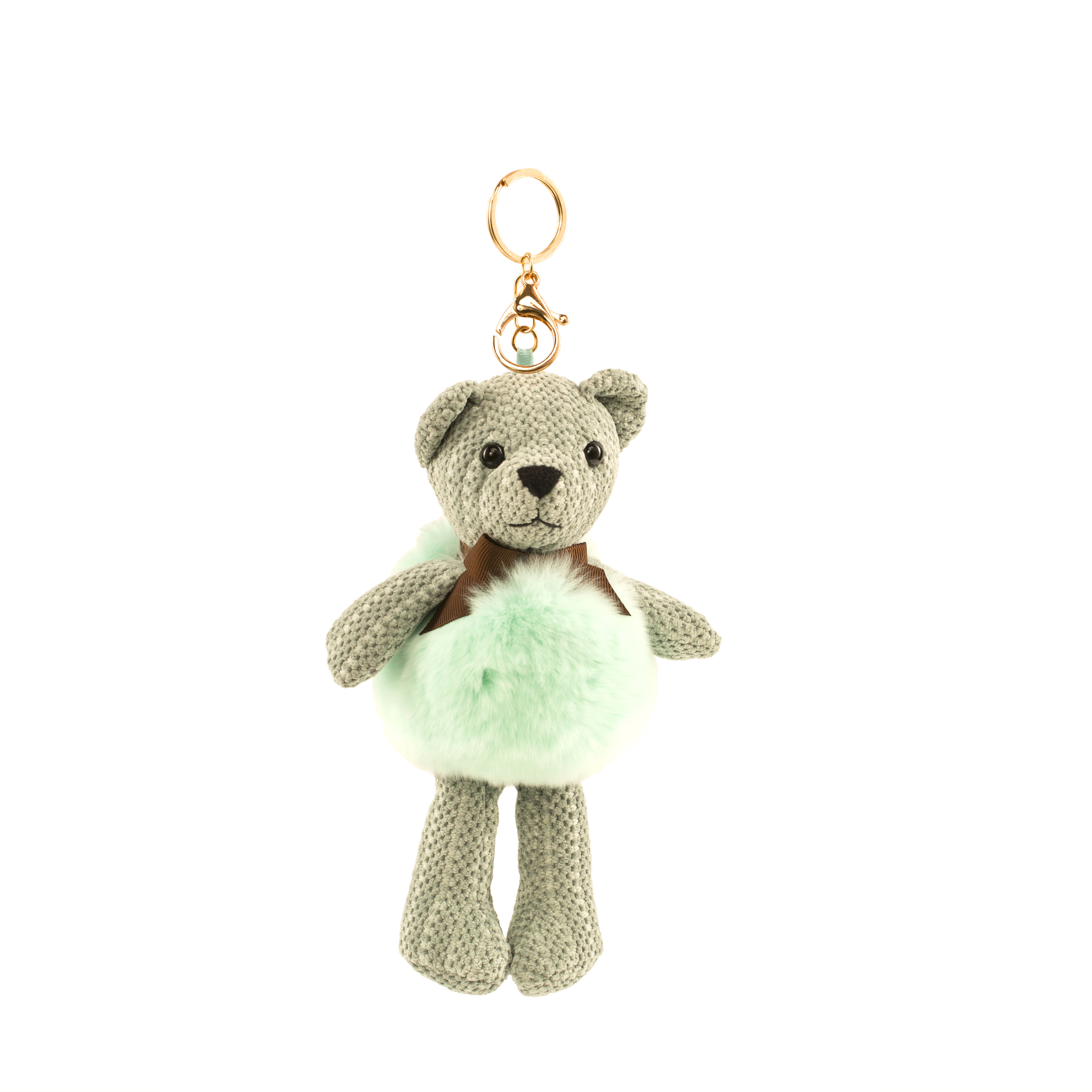 

Брелок женский Bernes Teddy серый, Teddy