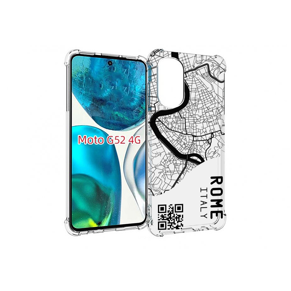 

Чехол MyPads схема-рим для Motorola Moto G82 / Moto G52, Прозрачный, Tocco