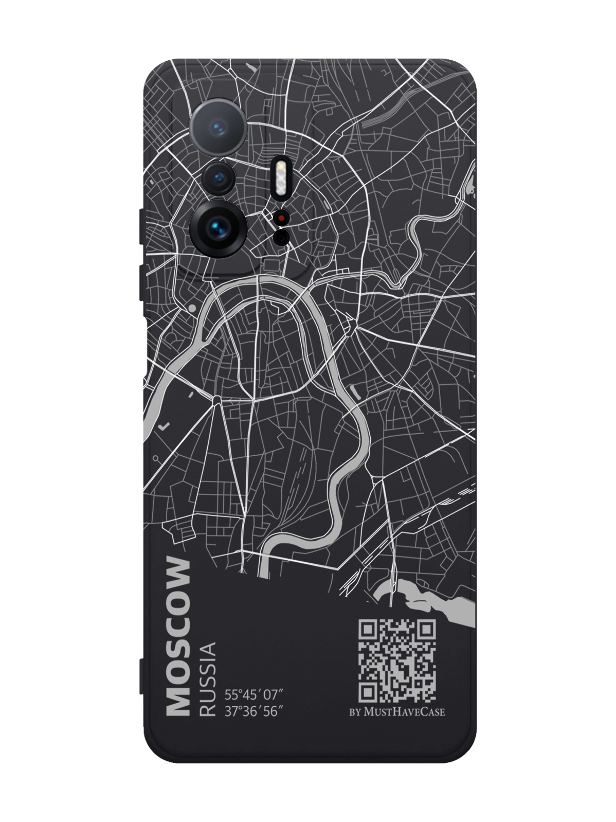 

Чехол MustHaveCase для Xiaomi 11T Карта Москвы черный, Серый;черный