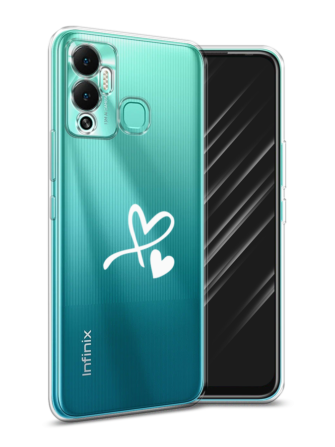 

Чехол Awog на Infinix Hot 12 Play "Сердечко минимализм", Разноцветный, 3101750-6
