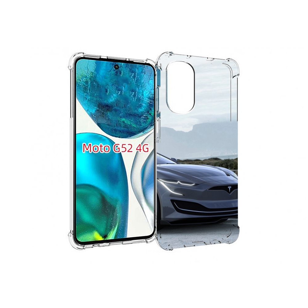 

Чехол MyPads tesla 2 мужской для Motorola Moto G82 / Moto G52, Прозрачный, Tocco