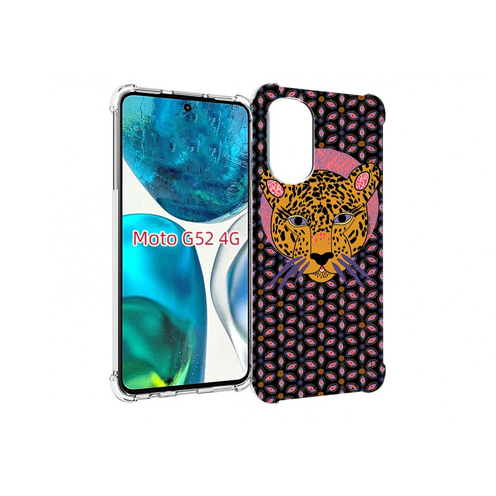 

Чехол MyPads тигр-в-глазах для Motorola Moto G82 / Moto G52, Прозрачный, Tocco