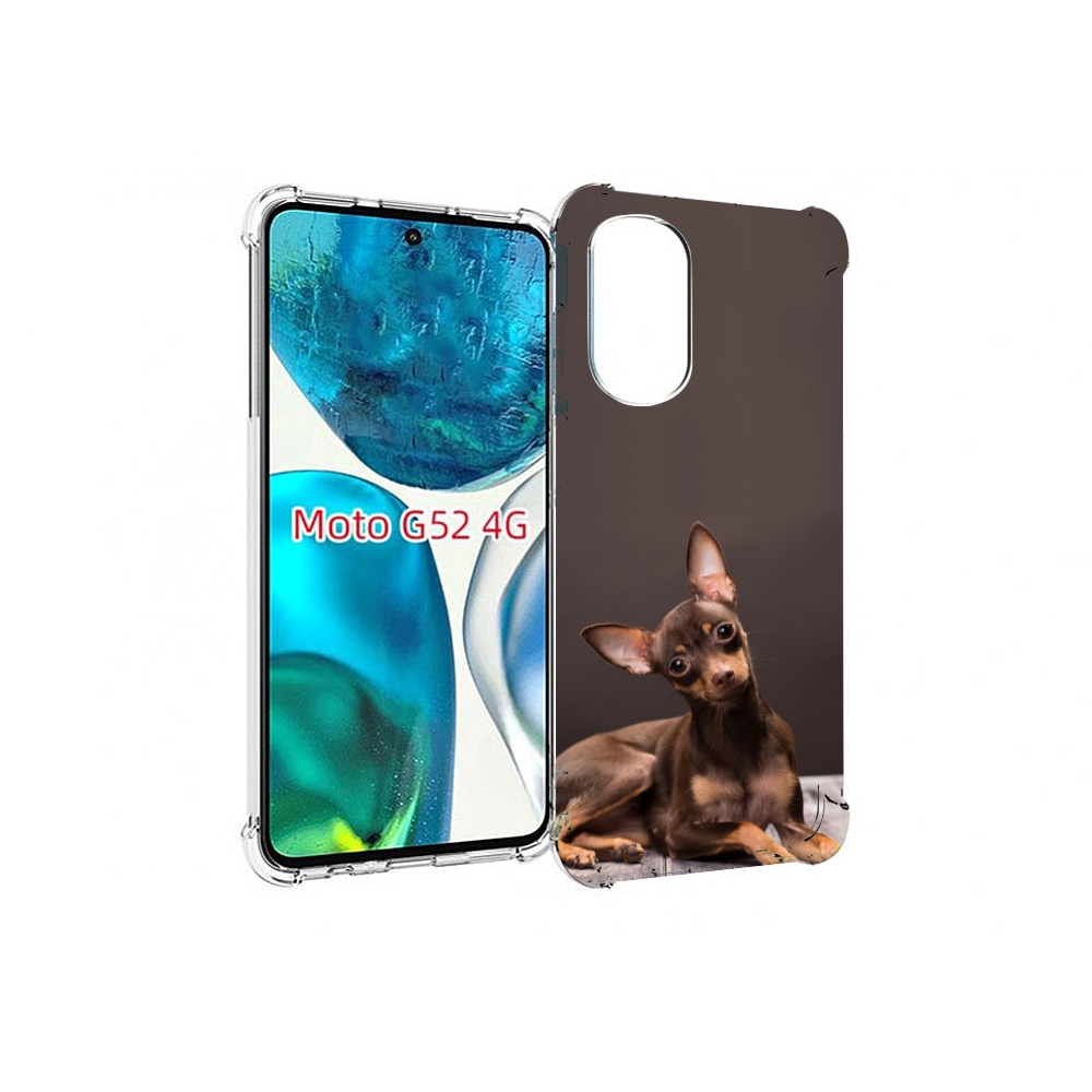 

Чехол MyPads тои терьер для Motorola Moto G82 / Moto G52, Прозрачный, Tocco