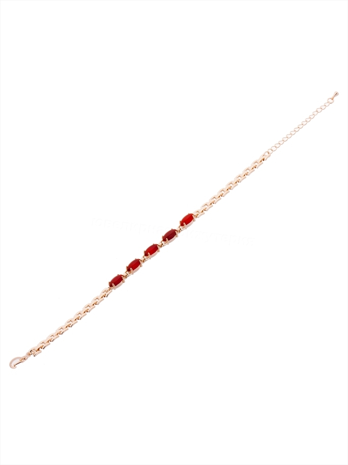 Браслет  с авантюрином р.18 Lotus Jewelry 50B-025red-agate