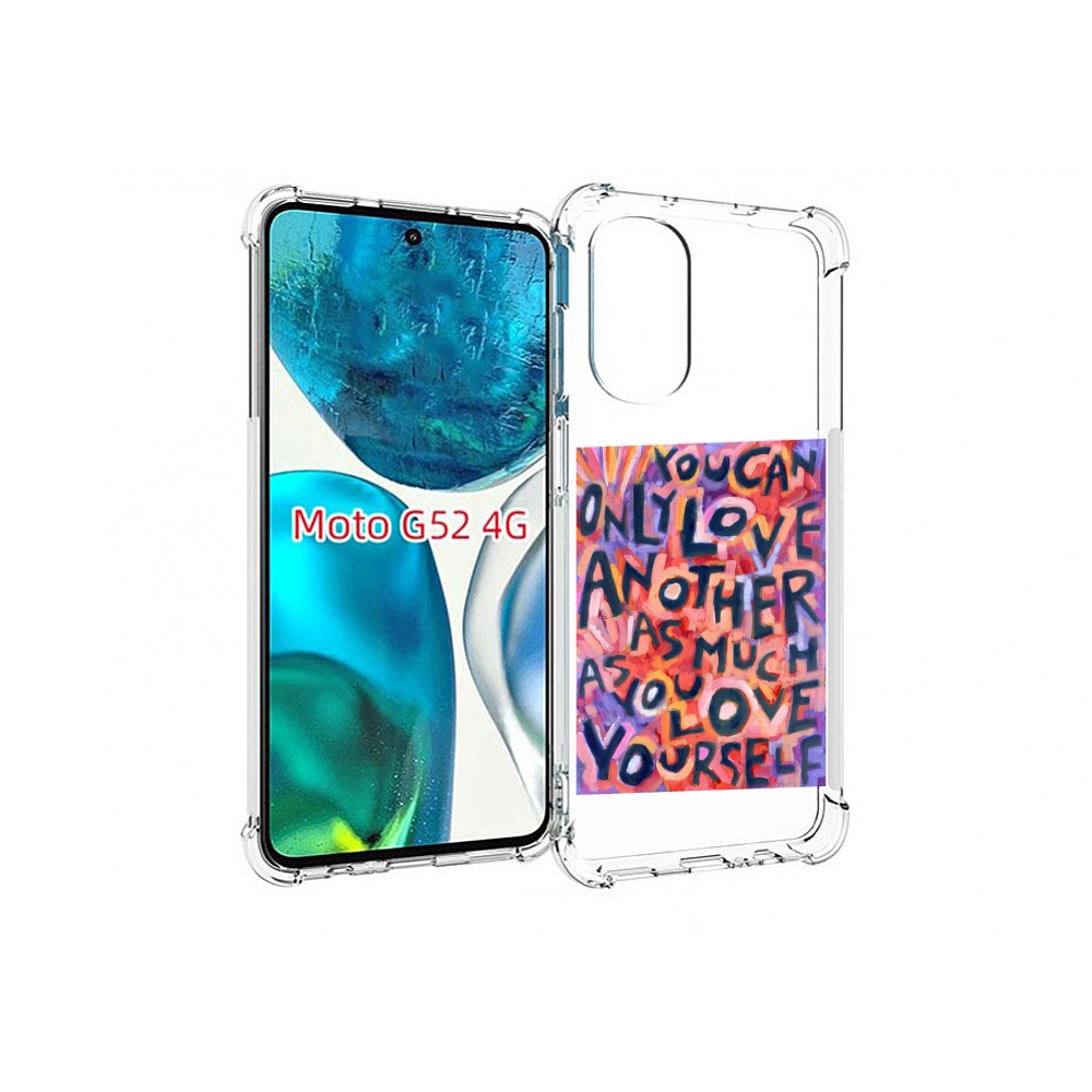 

Чехол MyPads ты-можешь-только-любить для Motorola Moto G82 / Moto G52, Прозрачный, Tocco