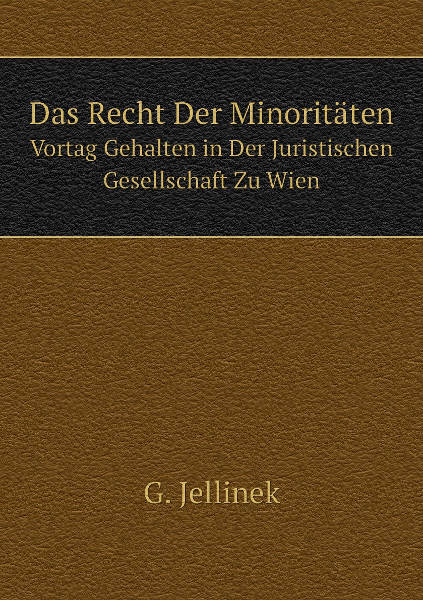 

Das Recht Der Minoritaten