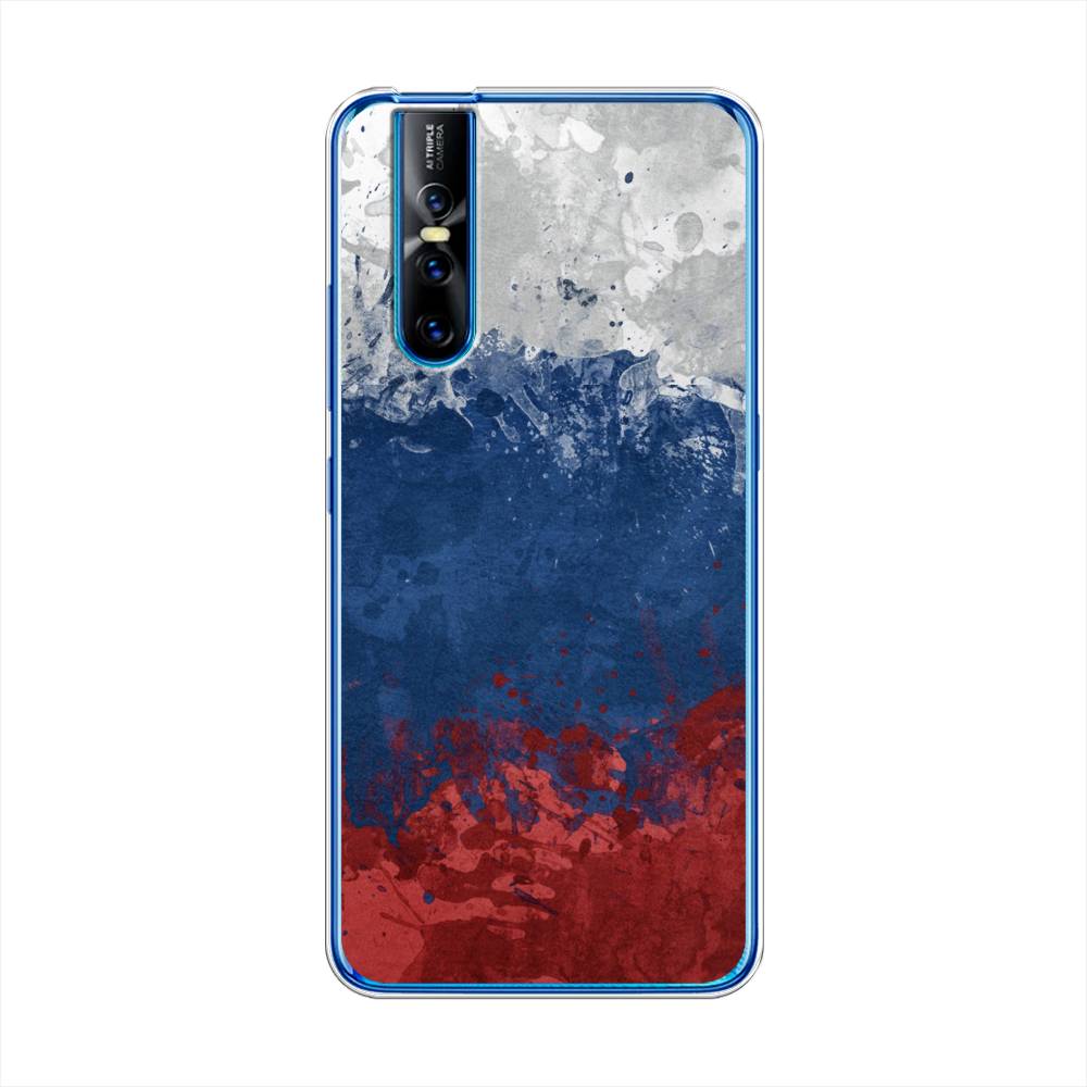 

Чехол Awog на Vivo V15 Pro "Флаг России неровный", Разноцветный, 261150-5