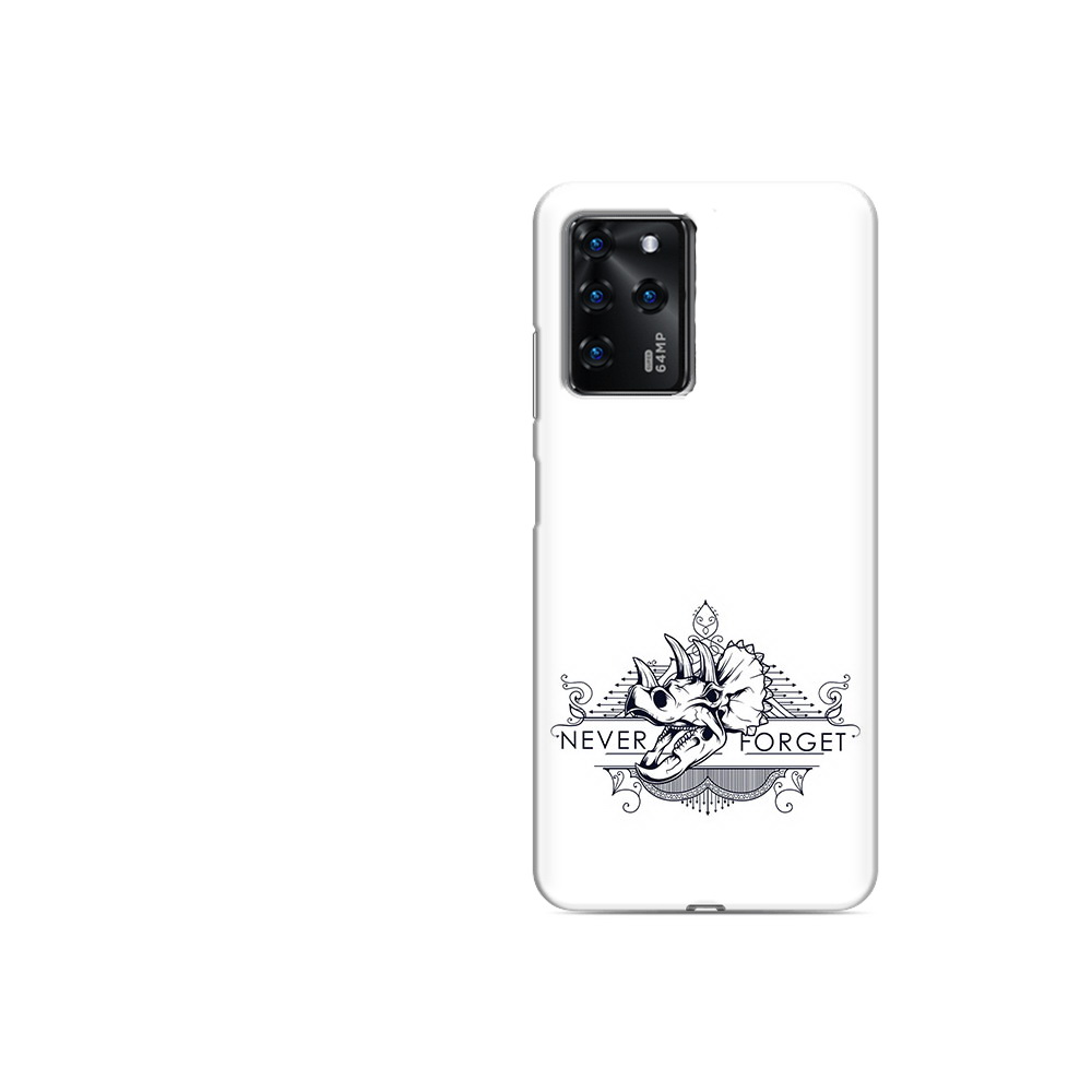 

Чехол MyPads Tocco для ZTE Blade V30 Vita логотип носорога никогда не забуду, Прозрачный, Tocco