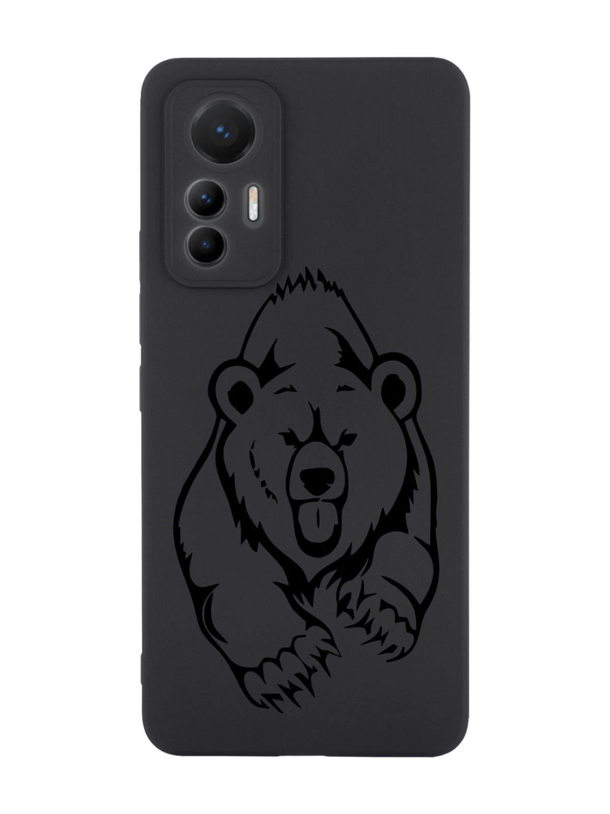 

Чехол MustHaveCase для Xiaomi 12 Lite Медведь черный