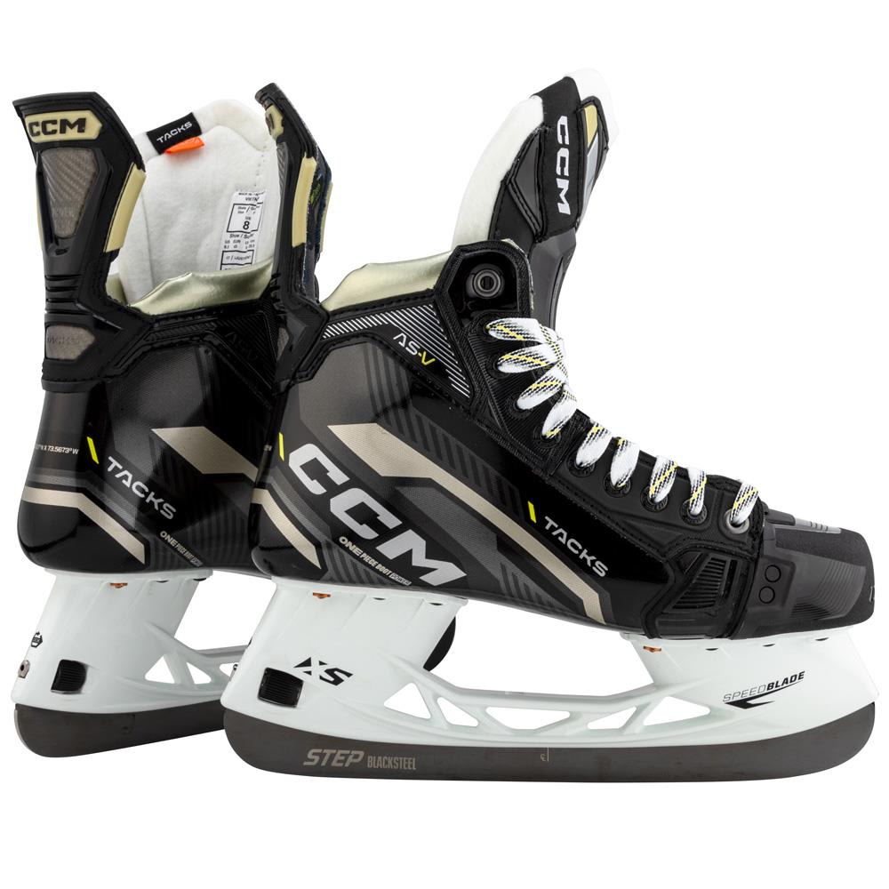 

Коньки хоккейные CCM AS-V SR черный 44, Черный;золотистый;белый, AS-V SR